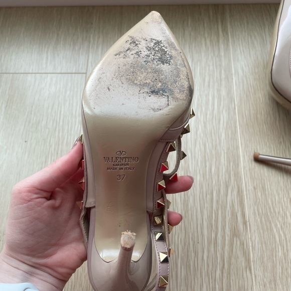 Valentino Rockstud ankle strap Pump 100mm - Picture 4 of 4